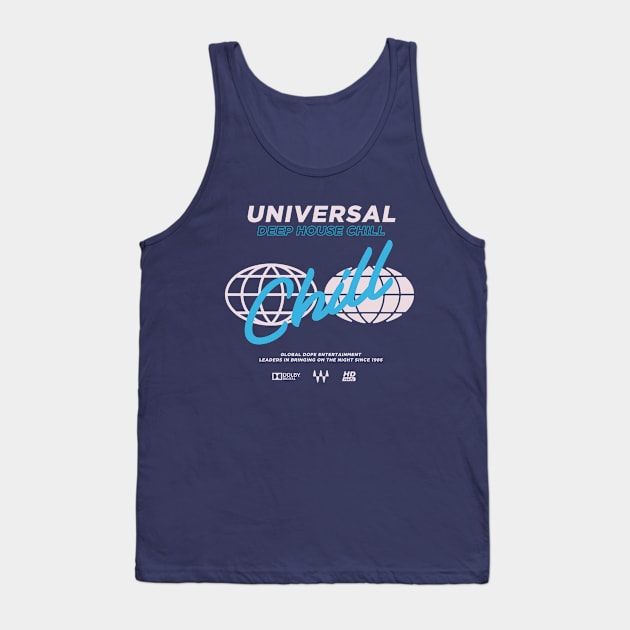 UNIVERSAL DEEP HOUSE CHILL Tank Top by azified